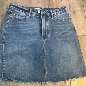 Dear John Blue Mini A-Line Skirt for Casual